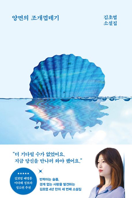 양면의 조개껍데기